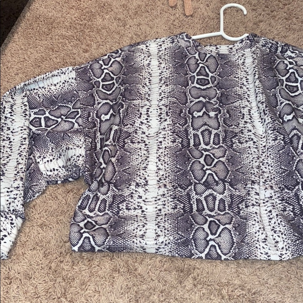 Snake skin sweater